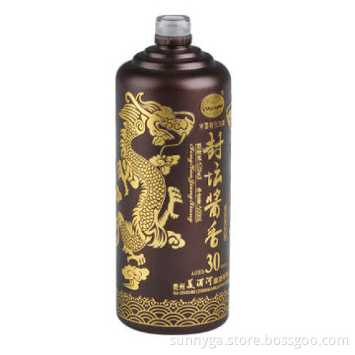High-quality Bottle with brown spraying, 500mL capacity